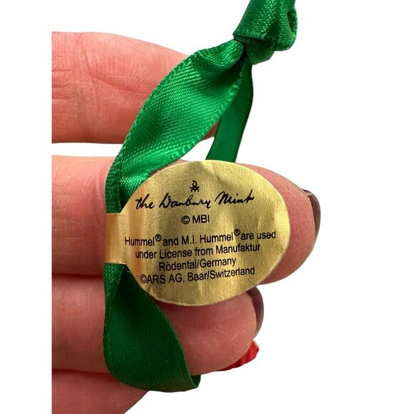 MJ Hummel Wonder of Christmas Bell Shaped Ornament Holiday‎ Danbury Mint Kids - Picture 4 of 5